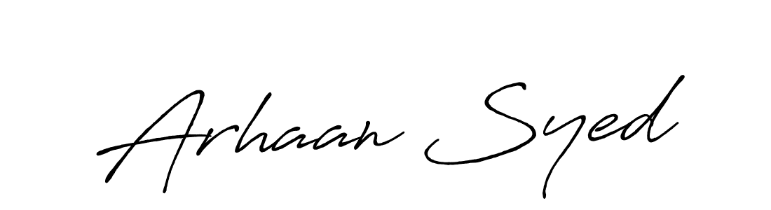 You should practise on your own different ways (Antro_Vectra_Bolder) to write your name (Arhaan Syed) in signature. don't let someone else do it for you. Arhaan Syed signature style 7 images and pictures png