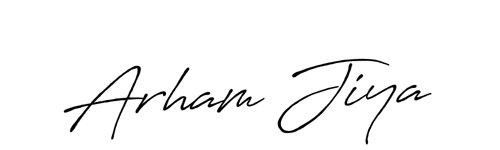 Antro_Vectra_Bolder is a professional signature style that is perfect for those who want to add a touch of class to their signature. It is also a great choice for those who want to make their signature more unique. Get Arham Jiya name to fancy signature for free. Arham Jiya signature style 7 images and pictures png