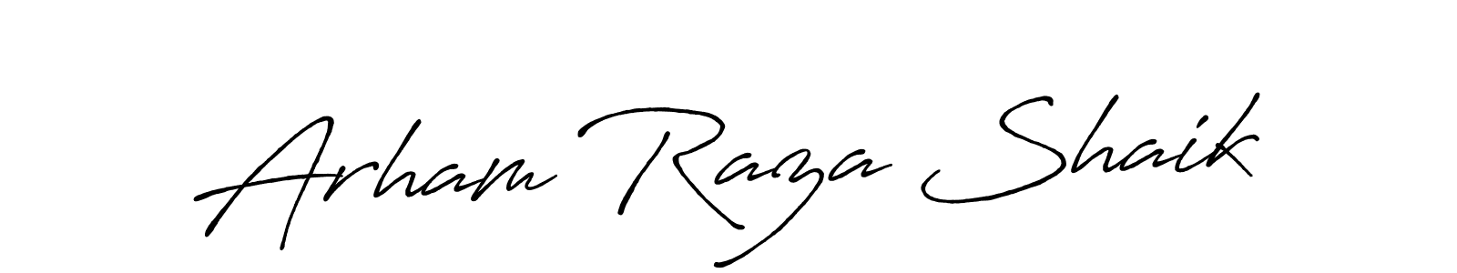 Make a beautiful signature design for name Arham Raza Shaik. Use this online signature maker to create a handwritten signature for free. Arham Raza Shaik signature style 7 images and pictures png