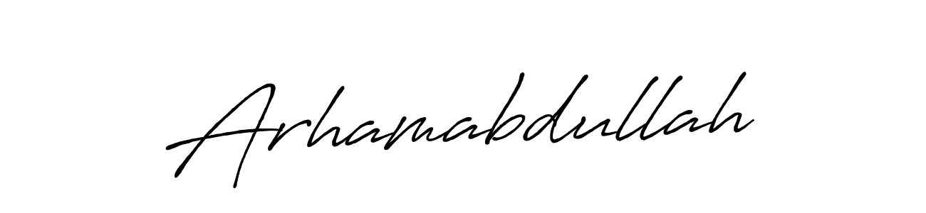 Similarly Antro_Vectra_Bolder is the best handwritten signature design. Signature creator online .You can use it as an online autograph creator for name Arhamabdullah. Arhamabdullah signature style 7 images and pictures png