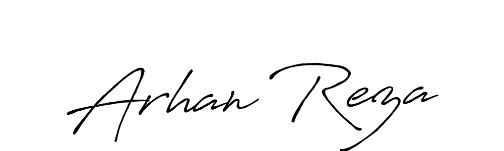The best way (Antro_Vectra_Bolder) to make a short signature is to pick only two or three words in your name. The name Arhan Reza include a total of six letters. For converting this name. Arhan Reza signature style 7 images and pictures png