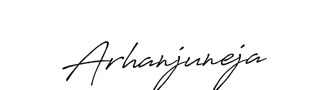 Here are the top 10 professional signature styles for the name Arhanjuneja. These are the best autograph styles you can use for your name. Arhanjuneja signature style 7 images and pictures png