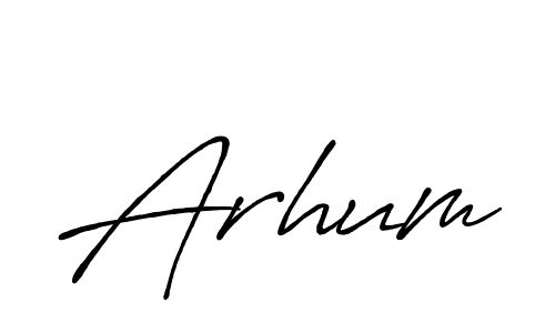 It looks lik you need a new signature style for name Arhum. Design unique handwritten (Antro_Vectra_Bolder) signature with our free signature maker in just a few clicks. Arhum signature style 7 images and pictures png