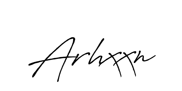 Similarly Antro_Vectra_Bolder is the best handwritten signature design. Signature creator online .You can use it as an online autograph creator for name Arhxxn. Arhxxn signature style 7 images and pictures png
