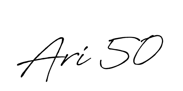 Make a beautiful signature design for name Ari 50. Use this online signature maker to create a handwritten signature for free. Ari 50 signature style 7 images and pictures png