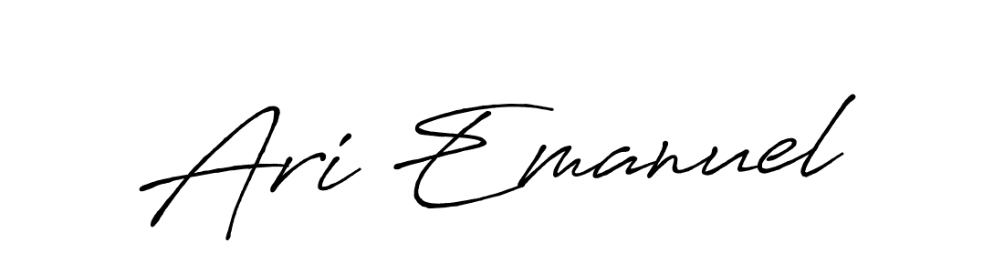 Make a beautiful signature design for name Ari Emanuel. Use this online signature maker to create a handwritten signature for free. Ari Emanuel signature style 7 images and pictures png