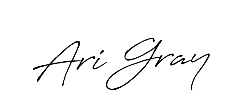 How to make Ari Gray signature? Antro_Vectra_Bolder is a professional autograph style. Create handwritten signature for Ari Gray name. Ari Gray signature style 7 images and pictures png