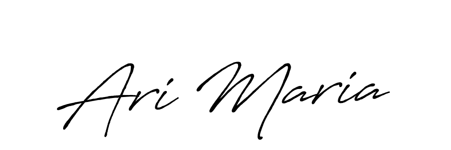 How to make Ari Maria signature? Antro_Vectra_Bolder is a professional autograph style. Create handwritten signature for Ari Maria name. Ari Maria signature style 7 images and pictures png