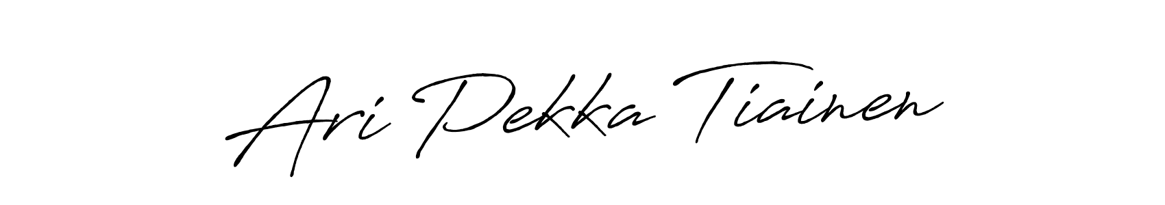 How to Draw Ari Pekka Tiainen signature style? Antro_Vectra_Bolder is a latest design signature styles for name Ari Pekka Tiainen. Ari Pekka Tiainen signature style 7 images and pictures png