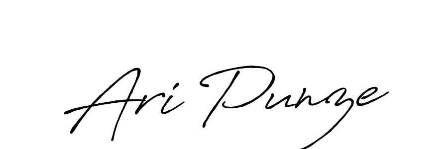 Antro_Vectra_Bolder is a professional signature style that is perfect for those who want to add a touch of class to their signature. It is also a great choice for those who want to make their signature more unique. Get Ari Punze name to fancy signature for free. Ari Punze signature style 7 images and pictures png