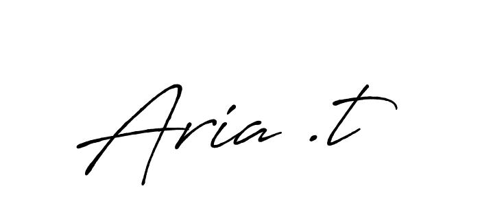 Create a beautiful signature design for name Aria .t. With this signature (Antro_Vectra_Bolder) fonts, you can make a handwritten signature for free. Aria .t signature style 7 images and pictures png