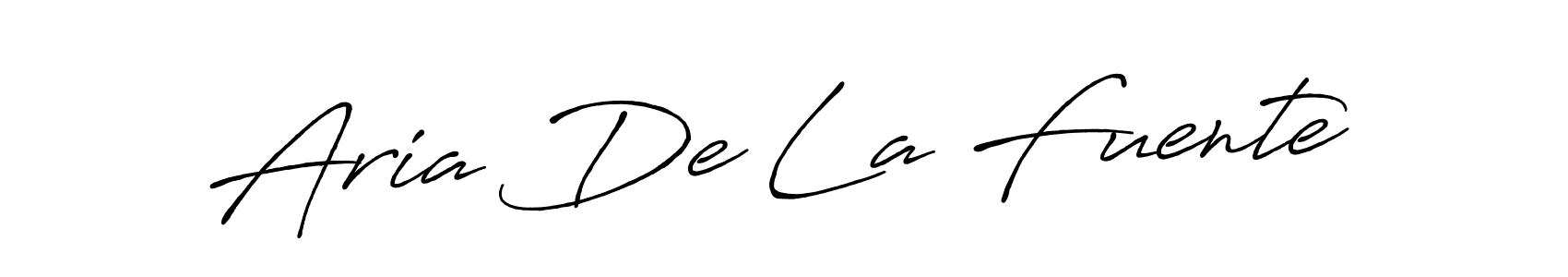 Antro_Vectra_Bolder is a professional signature style that is perfect for those who want to add a touch of class to their signature. It is also a great choice for those who want to make their signature more unique. Get Aria De La Fuente name to fancy signature for free. Aria De La Fuente signature style 7 images and pictures png