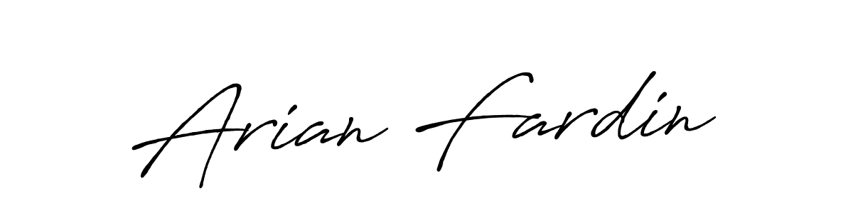 How to make Arian Fardin signature? Antro_Vectra_Bolder is a professional autograph style. Create handwritten signature for Arian Fardin name. Arian Fardin signature style 7 images and pictures png