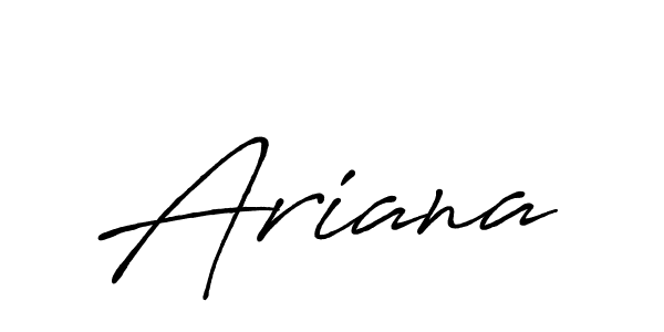 Create a beautiful signature design for name Ariana. With this signature (Antro_Vectra_Bolder) fonts, you can make a handwritten signature for free. Ariana signature style 7 images and pictures png