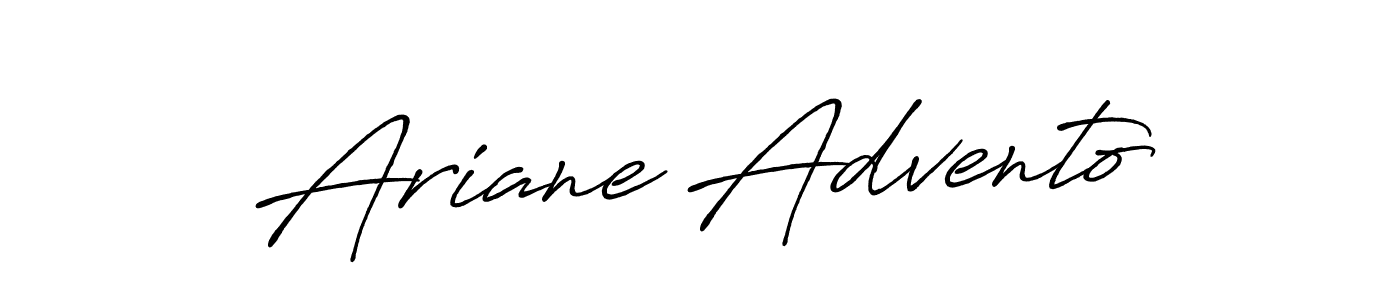Design your own signature with our free online signature maker. With this signature software, you can create a handwritten (Antro_Vectra_Bolder) signature for name Ariane Advento. Ariane Advento signature style 7 images and pictures png
