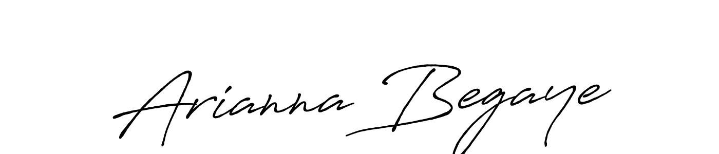 Arianna Begaye stylish signature style. Best Handwritten Sign (Antro_Vectra_Bolder) for my name. Handwritten Signature Collection Ideas for my name Arianna Begaye. Arianna Begaye signature style 7 images and pictures png