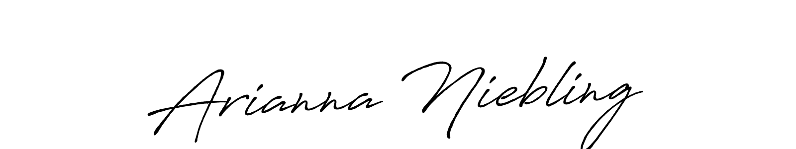 How to make Arianna Niebling signature? Antro_Vectra_Bolder is a professional autograph style. Create handwritten signature for Arianna Niebling name. Arianna Niebling signature style 7 images and pictures png