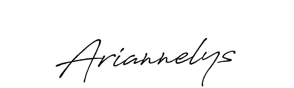 You should practise on your own different ways (Antro_Vectra_Bolder) to write your name (Ariannelys) in signature. don't let someone else do it for you. Ariannelys signature style 7 images and pictures png