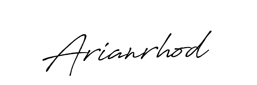 Design your own signature with our free online signature maker. With this signature software, you can create a handwritten (Antro_Vectra_Bolder) signature for name Arianrhod. Arianrhod signature style 7 images and pictures png