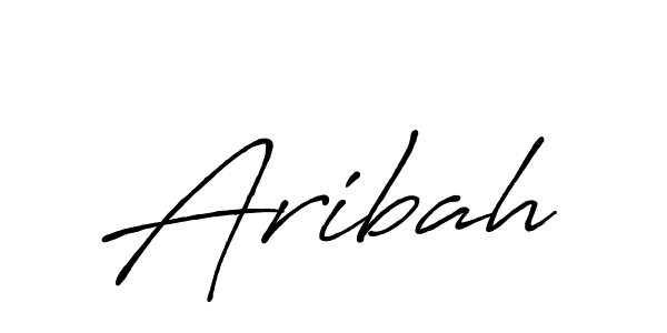 The best way (Antro_Vectra_Bolder) to make a short signature is to pick only two or three words in your name. The name Aribah include a total of six letters. For converting this name. Aribah signature style 7 images and pictures png