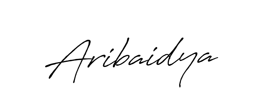 It looks lik you need a new signature style for name Aribaidya. Design unique handwritten (Antro_Vectra_Bolder) signature with our free signature maker in just a few clicks. Aribaidya signature style 7 images and pictures png