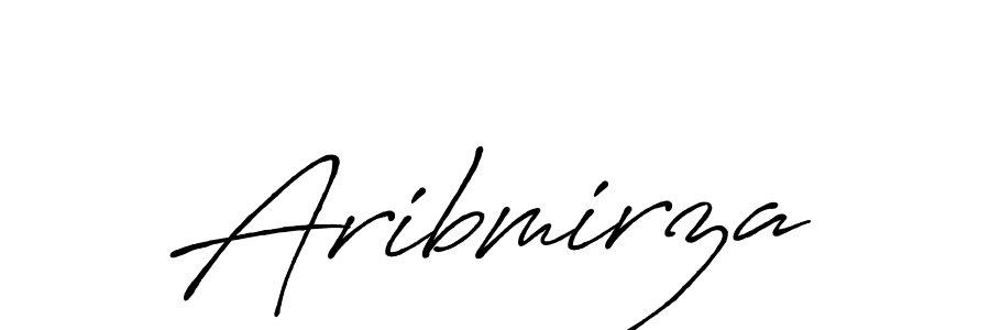 The best way (Antro_Vectra_Bolder) to make a short signature is to pick only two or three words in your name. The name Aribmirza include a total of six letters. For converting this name. Aribmirza signature style 7 images and pictures png