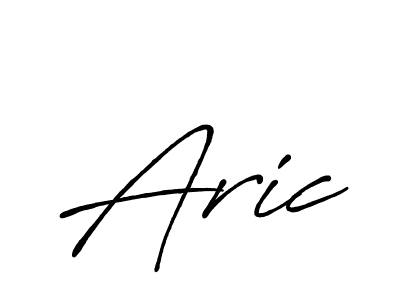 The best way (Antro_Vectra_Bolder) to make a short signature is to pick only two or three words in your name. The name Aric include a total of six letters. For converting this name. Aric signature style 7 images and pictures png