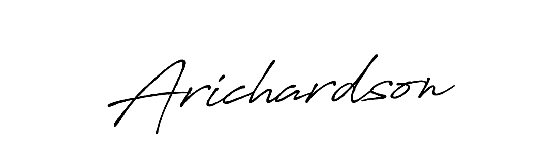 Make a beautiful signature design for name Arichardson. Use this online signature maker to create a handwritten signature for free. Arichardson signature style 7 images and pictures png