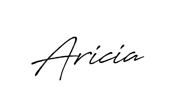 Also we have Aricia name is the best signature style. Create professional handwritten signature collection using Antro_Vectra_Bolder autograph style. Aricia signature style 7 images and pictures png