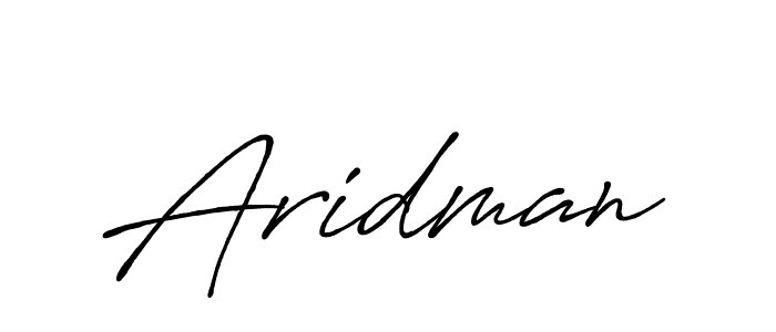 How to make Aridman signature? Antro_Vectra_Bolder is a professional autograph style. Create handwritten signature for Aridman name. Aridman signature style 7 images and pictures png