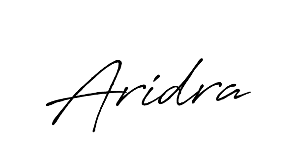 How to make Aridra name signature. Use Antro_Vectra_Bolder style for creating short signs online. This is the latest handwritten sign. Aridra signature style 7 images and pictures png