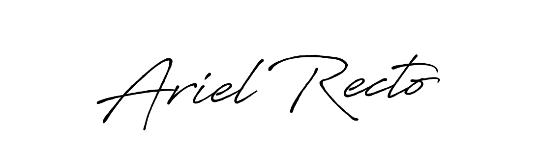 This is the best signature style for the Ariel Recto name. Also you like these signature font (Antro_Vectra_Bolder). Mix name signature. Ariel Recto signature style 7 images and pictures png