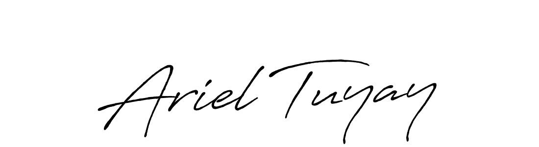 Here are the top 10 professional signature styles for the name Ariel Tuyay. These are the best autograph styles you can use for your name. Ariel Tuyay signature style 7 images and pictures png