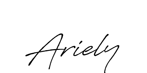 It looks lik you need a new signature style for name Ariely. Design unique handwritten (Antro_Vectra_Bolder) signature with our free signature maker in just a few clicks. Ariely signature style 7 images and pictures png