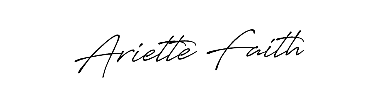 Make a short Ariette Faith signature style. Manage your documents anywhere anytime using Antro_Vectra_Bolder. Create and add eSignatures, submit forms, share and send files easily. Ariette Faith signature style 7 images and pictures png