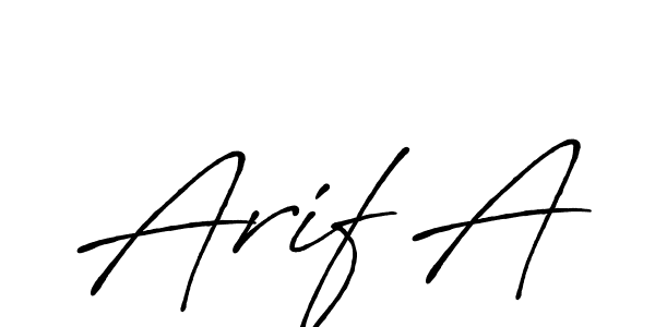 You should practise on your own different ways (Antro_Vectra_Bolder) to write your name (Arif A) in signature. don't let someone else do it for you. Arif A signature style 7 images and pictures png