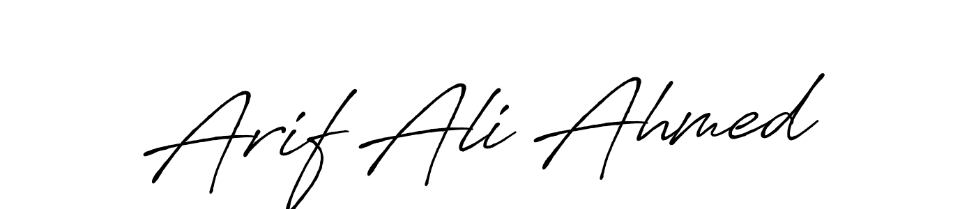 This is the best signature style for the Arif Ali Ahmed name. Also you like these signature font (Antro_Vectra_Bolder). Mix name signature. Arif Ali Ahmed signature style 7 images and pictures png