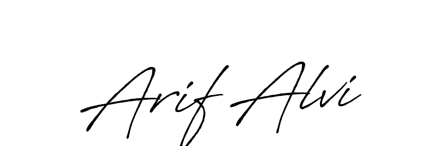 Also we have Arif Alvi name is the best signature style. Create professional handwritten signature collection using Antro_Vectra_Bolder autograph style. Arif Alvi signature style 7 images and pictures png