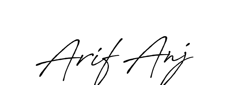 How to Draw Arif Anj signature style? Antro_Vectra_Bolder is a latest design signature styles for name Arif Anj. Arif Anj signature style 7 images and pictures png