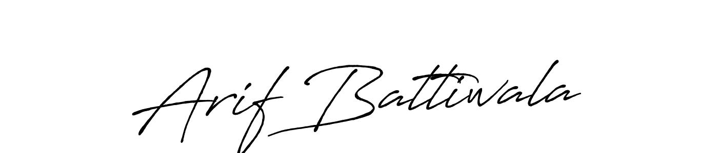 Arif Battiwala stylish signature style. Best Handwritten Sign (Antro_Vectra_Bolder) for my name. Handwritten Signature Collection Ideas for my name Arif Battiwala. Arif Battiwala signature style 7 images and pictures png