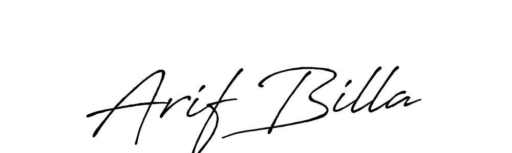 Similarly Antro_Vectra_Bolder is the best handwritten signature design. Signature creator online .You can use it as an online autograph creator for name Arif Billa. Arif Billa signature style 7 images and pictures png