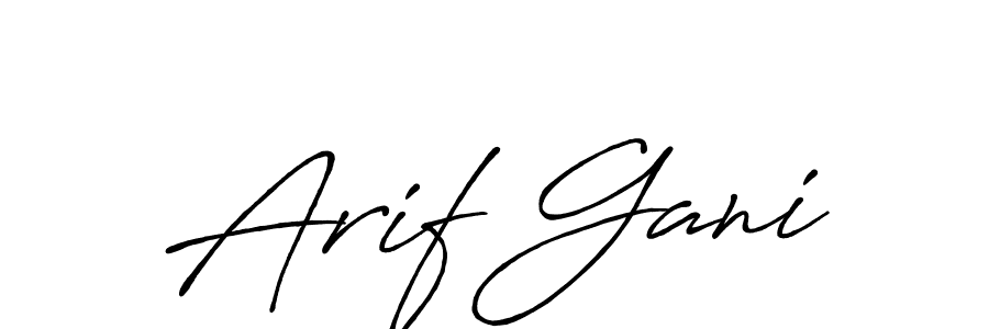 Also You can easily find your signature by using the search form. We will create Arif Gani name handwritten signature images for you free of cost using Antro_Vectra_Bolder sign style. Arif Gani signature style 7 images and pictures png