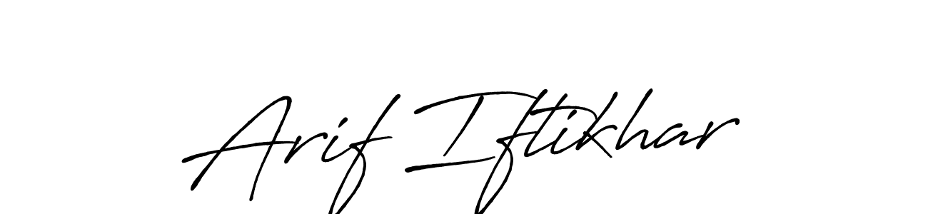 It looks lik you need a new signature style for name Arif Iftikhar. Design unique handwritten (Antro_Vectra_Bolder) signature with our free signature maker in just a few clicks. Arif Iftikhar signature style 7 images and pictures png