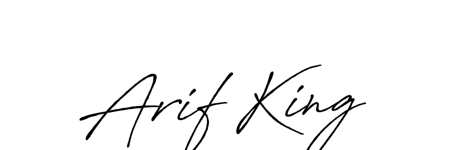 You should practise on your own different ways (Antro_Vectra_Bolder) to write your name (Arif King) in signature. don't let someone else do it for you. Arif King signature style 7 images and pictures png