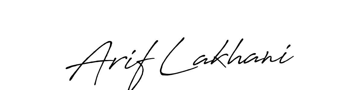 The best way (Antro_Vectra_Bolder) to make a short signature is to pick only two or three words in your name. The name Arif Lakhani include a total of six letters. For converting this name. Arif Lakhani signature style 7 images and pictures png