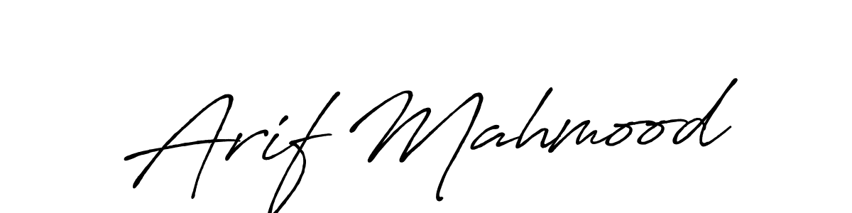 It looks lik you need a new signature style for name Arif Mahmood. Design unique handwritten (Antro_Vectra_Bolder) signature with our free signature maker in just a few clicks. Arif Mahmood signature style 7 images and pictures png