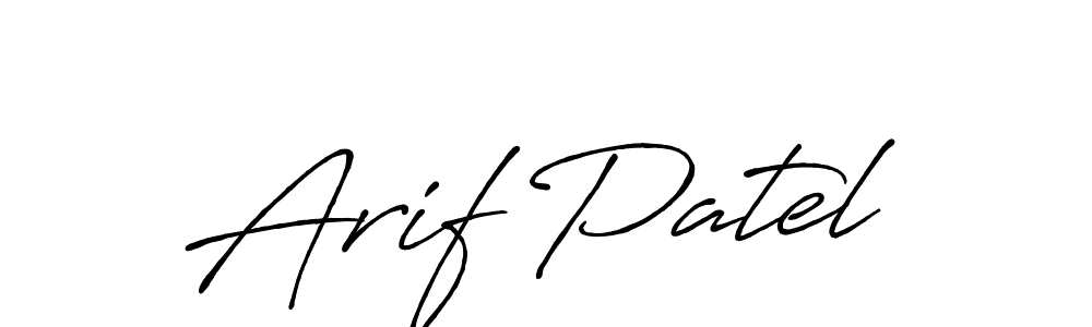 How to Draw Arif Patel signature style? Antro_Vectra_Bolder is a latest design signature styles for name Arif Patel. Arif Patel signature style 7 images and pictures png