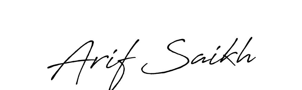 Here are the top 10 professional signature styles for the name Arif Saikh. These are the best autograph styles you can use for your name. Arif Saikh signature style 7 images and pictures png