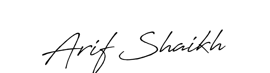 You should practise on your own different ways (Antro_Vectra_Bolder) to write your name (Arif Shaikh) in signature. don't let someone else do it for you. Arif Shaikh signature style 7 images and pictures png