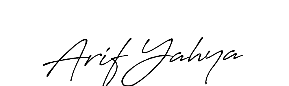 Similarly Antro_Vectra_Bolder is the best handwritten signature design. Signature creator online .You can use it as an online autograph creator for name Arif Yahya. Arif Yahya signature style 7 images and pictures png